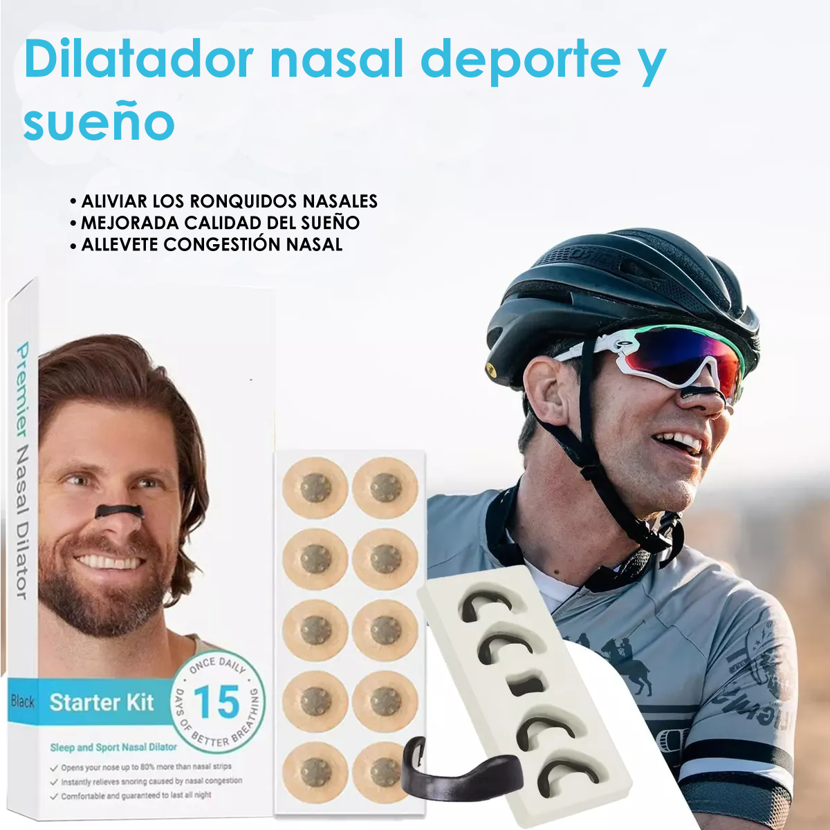 Tiras Nasales Anti Ronquido